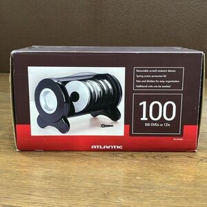 Atlantic 100 CDs or DVDs Storage **NEW**
